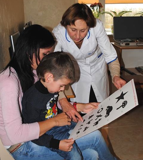 Офтальмолог Мержиєвська Н.П. - обстеження, і консультація та призначення лікування у дошкільнят 